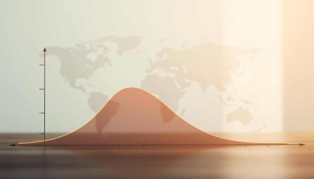 A conceptual illustration of the J-Curve effect in economics, showcasing an elegant, flowing graph that visually represents the relationship between trade balance and time. In the foreground, the graph should be clearly defined, with the initial decline of the trade balance depicted in a warm color, gradually transitioning to cooler hues as it rises above the baseline. The background features a subtle abstract design of a world map, symbolizing global trade, set in soft gradients. Add light emanating from the top left, casting gentle shadows for depth. Shot with a Sony A7R IV at 70mm, ensure clarity and detail, using a polarized filter to enhance colors. The overall mood is professional and informative, perfect for an academic article. A conceptual illustration of the J-Curve effect in economics, showcasing an elegant, flowing graph that visually represents the relationship between trade balance and time. In the foreground, the graph should be clearly defined, with the initial decline of the trade balance depicted in a warm color, gradually transitioning to cooler hues as it rises above the baseline. The background features a subtle abstract design of a world map, symbolizing global trade, set in soft gradients. Add light emanating from the top left, casting gentle shadows for depth. Shot with a Sony A7R IV at 70mm, ensure clarity and detail, using a polarized filter to enhance colors. The overall mood is professional and informative, perfect for an academic article.