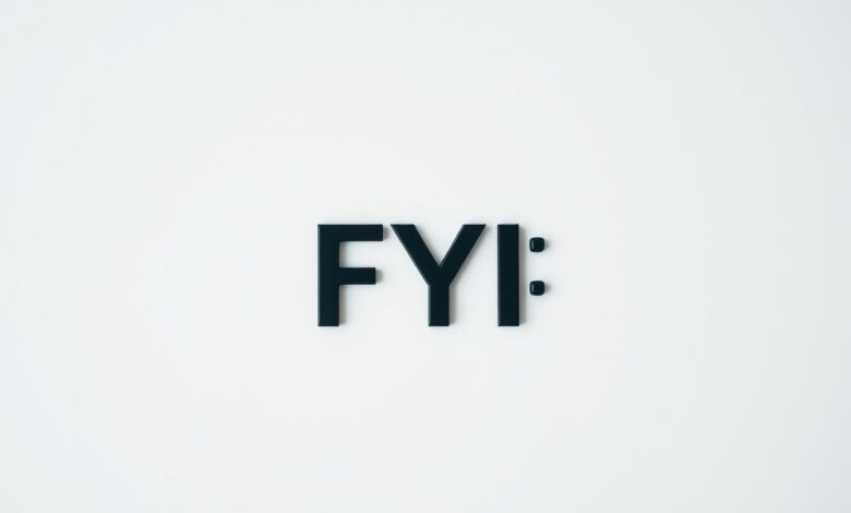 Abkürzung: FYI