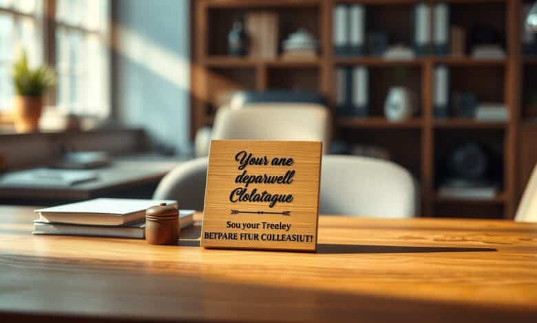 Abschiedsgeschenk für Kollegen bei Jobwechsel