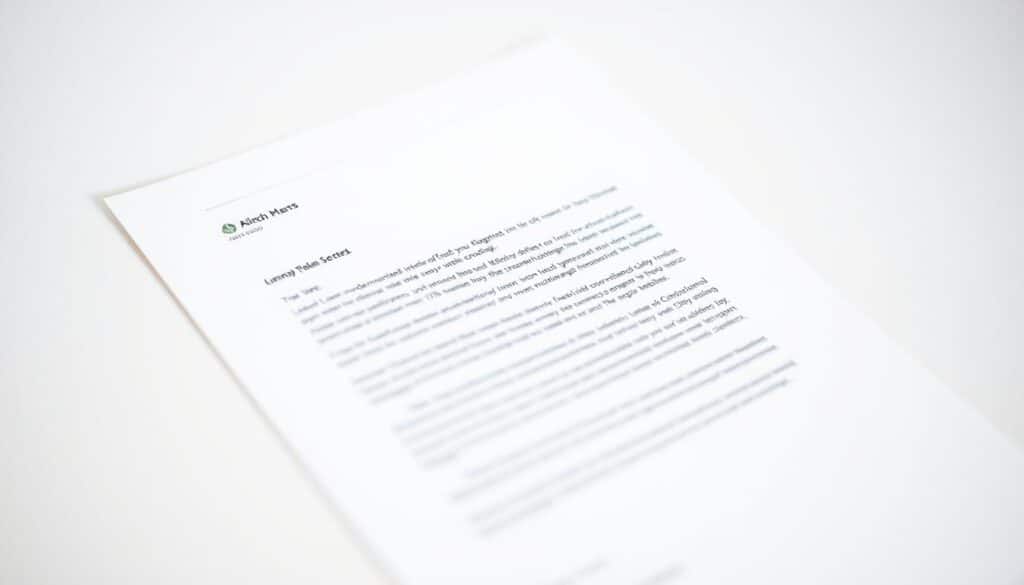 Aufbau eines Werbebriefs