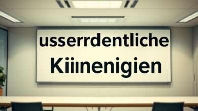 Außerordentliche Kündigung