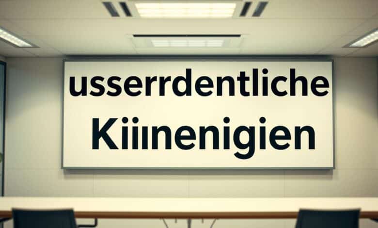 Außerordentliche Kündigung