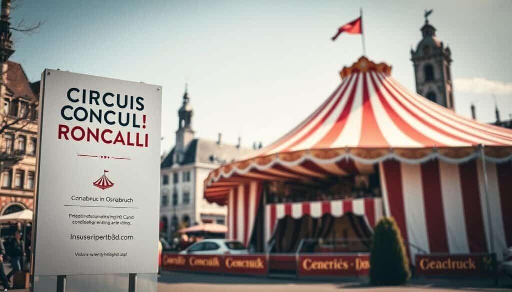 Besucherinformationen für Zirkus Roncalli in Osnabrück