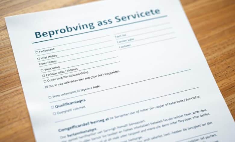 Bewerbung als Servicekraft [Muster]