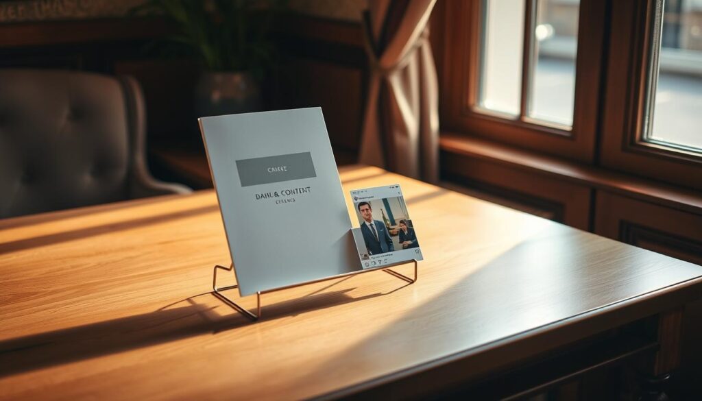 Content-Strategien für Tischaufsteller