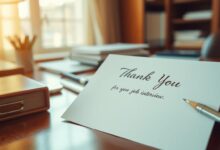 Dankschreiben nach Vorstellungsgespräch