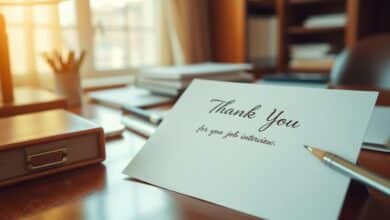 Dankschreiben nach Vorstellungsgespräch