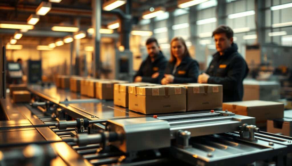 Decoupling im Verpackungsprozess