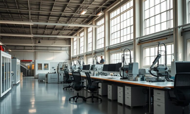 Geld sparen bei der Einrichtung eines Industrieunternehmens
