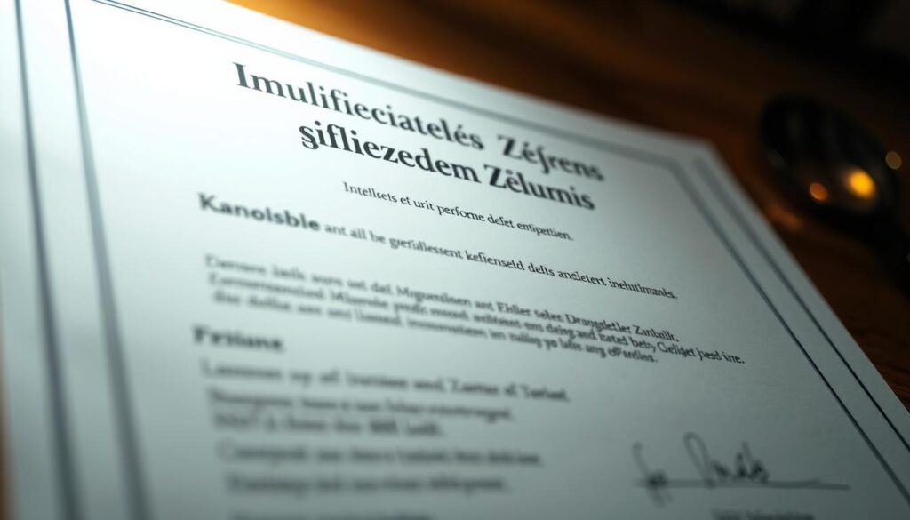 Inhalt qualifiziertes Zeugnis