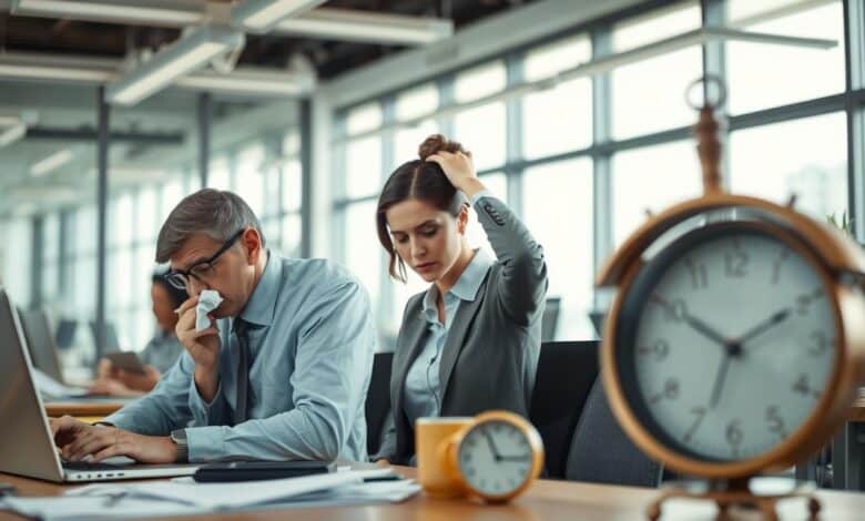 Krank zur Arbeit gehen?