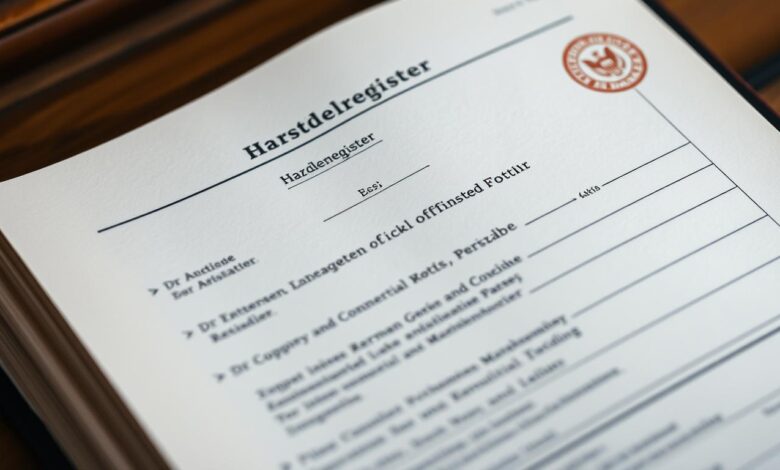 Lassen Sie sich beim Handelsregister offiziell registrieren