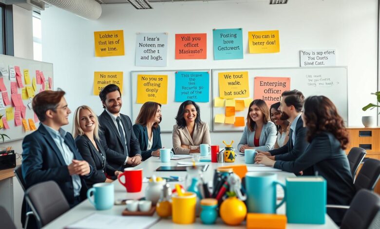 Lustige Bürosprüche