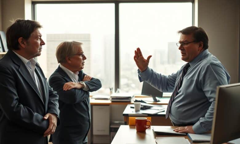 Mein Chef schreit mich an