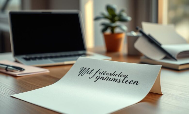 Mit freundlichen Grüßen richtig schreiben und anwenden