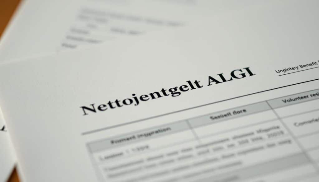 Nettoentgelt ALG I