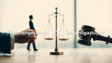 Personengesellschaft vs. Kapitalgesellschaft: Die Unterschiede