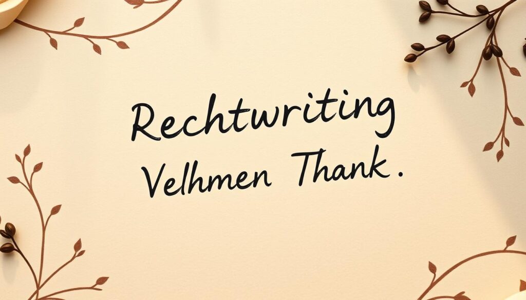 Rechtschreibung Vielen Dank