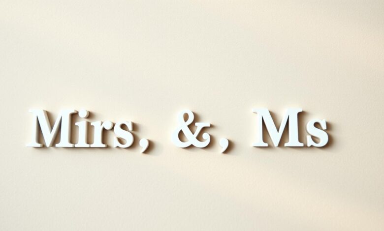 Unterschied Anrede: Miss, Mrs und Ms