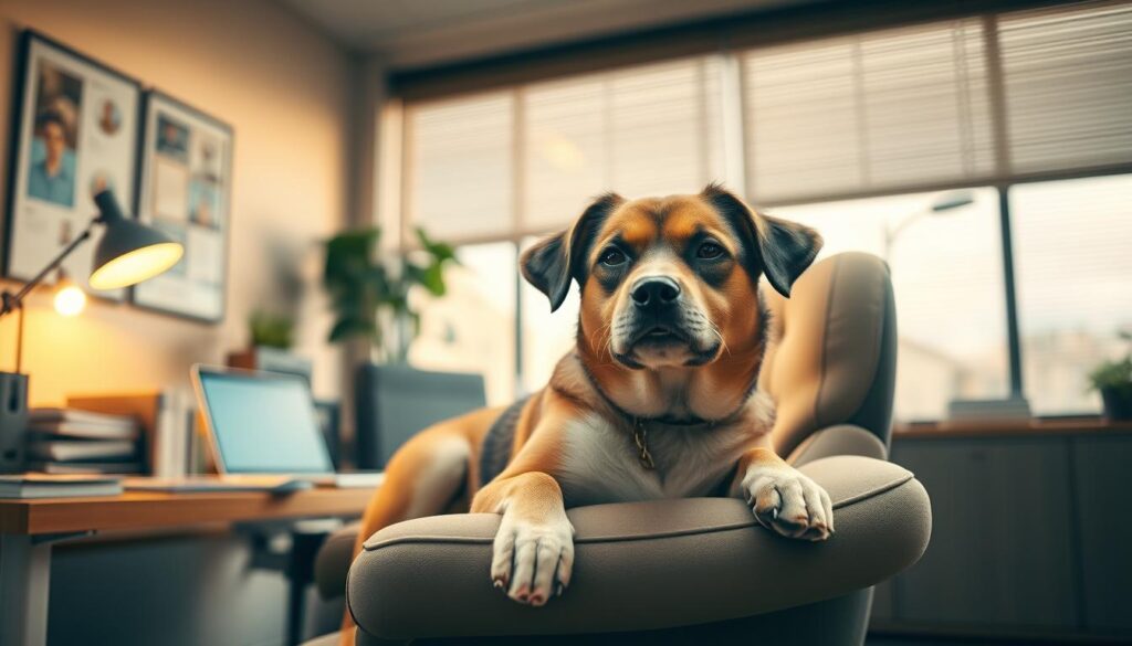 Verhaltensregeln Bürohund