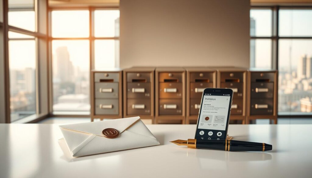 Versandmethoden für Einladungen