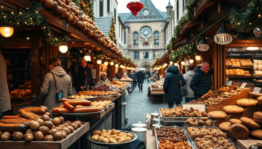 Weihnachtsmarkt Essen traditionelle Speisen
