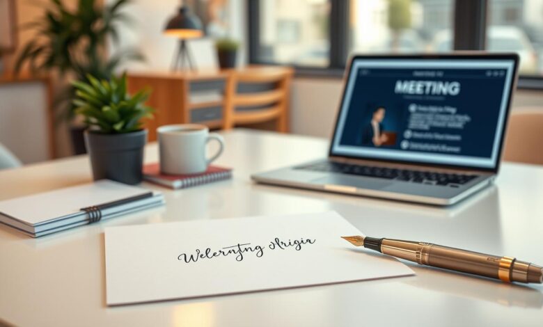 Wie man eine Einladung für ein Meeting schreibt