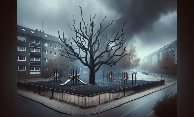 Feuer an Osnabrücker Spielplatz: Auto brennt völlig aus